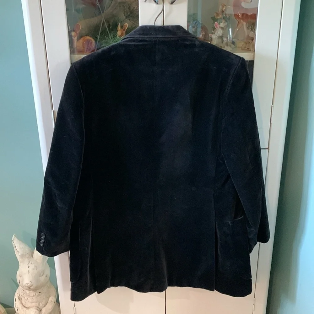 Scott Grey Ltd Vintage 70’s Men's Velvety Blazer euc